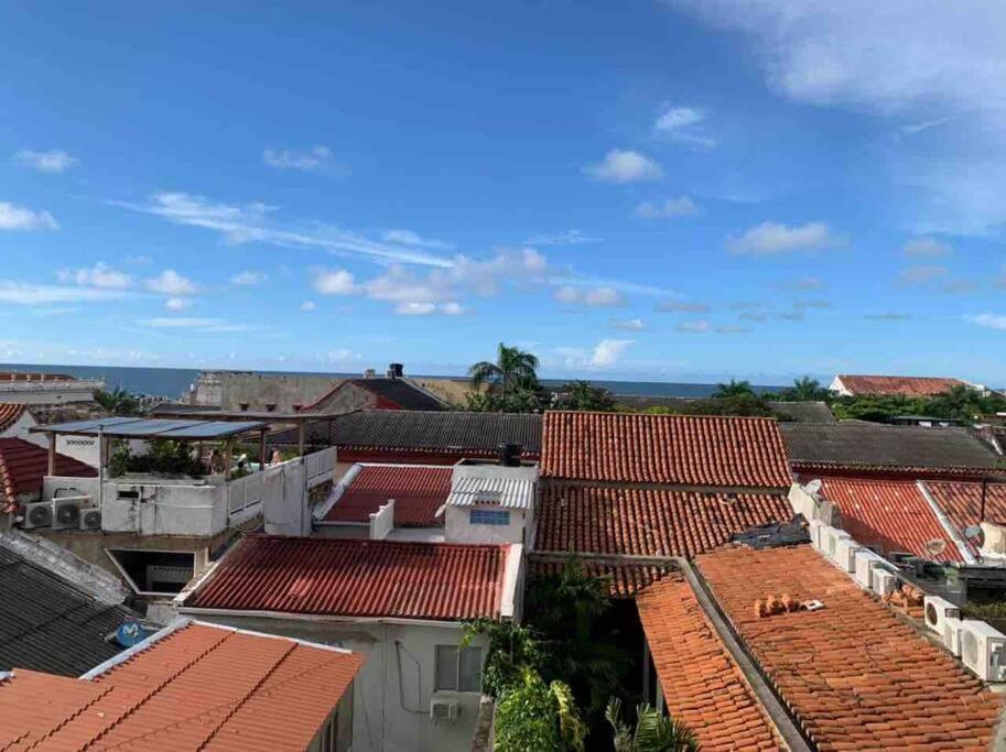 417 Apto Con Vista Panoramica De Cgna Cartagena Exteriér fotografie