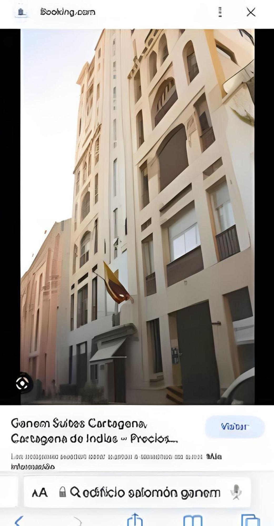 417 Apto Con Vista Panoramica De Cgna Cartagena Exteriér fotografie