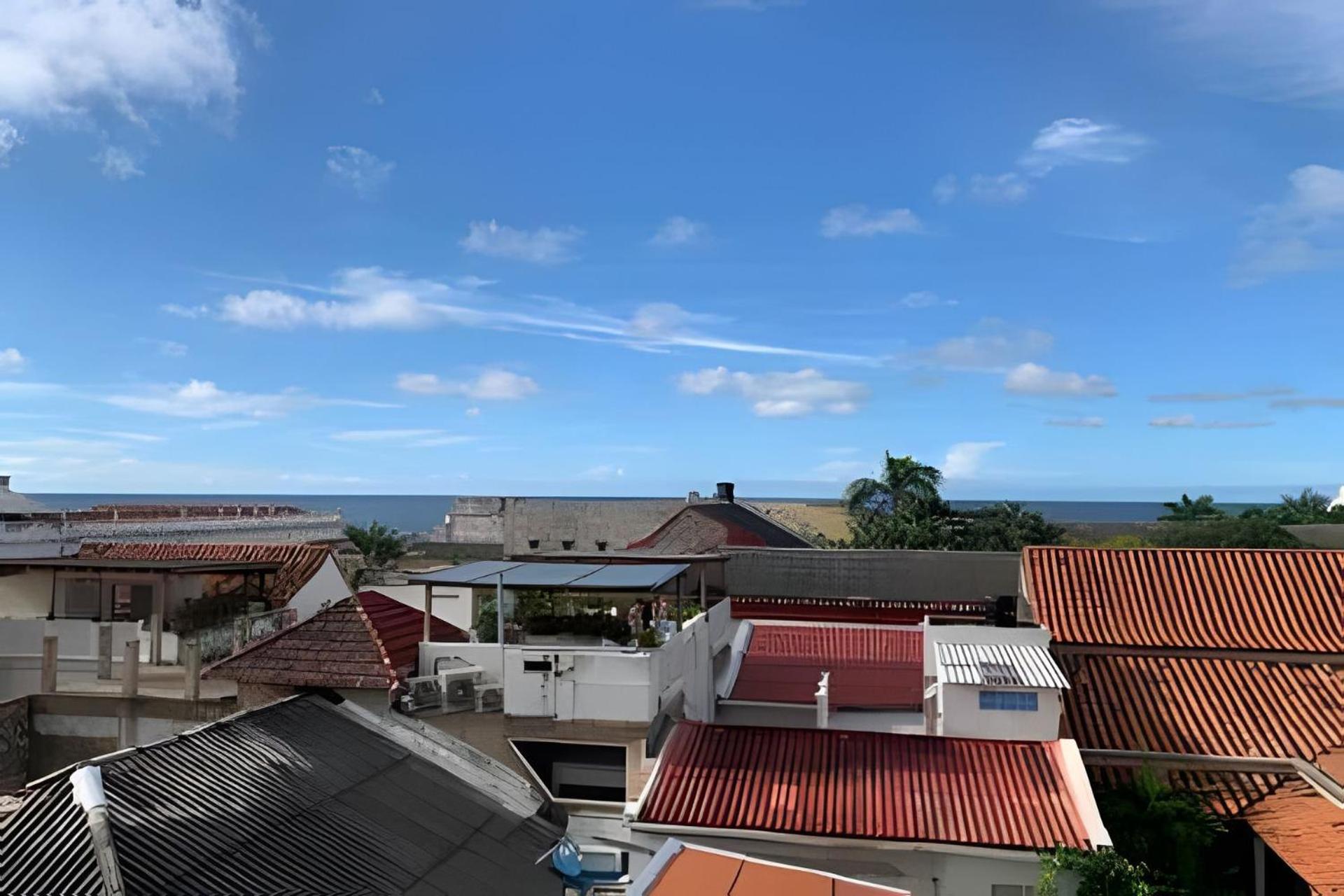 417 Apto Con Vista Panoramica De Cgna Cartagena Exteriér fotografie